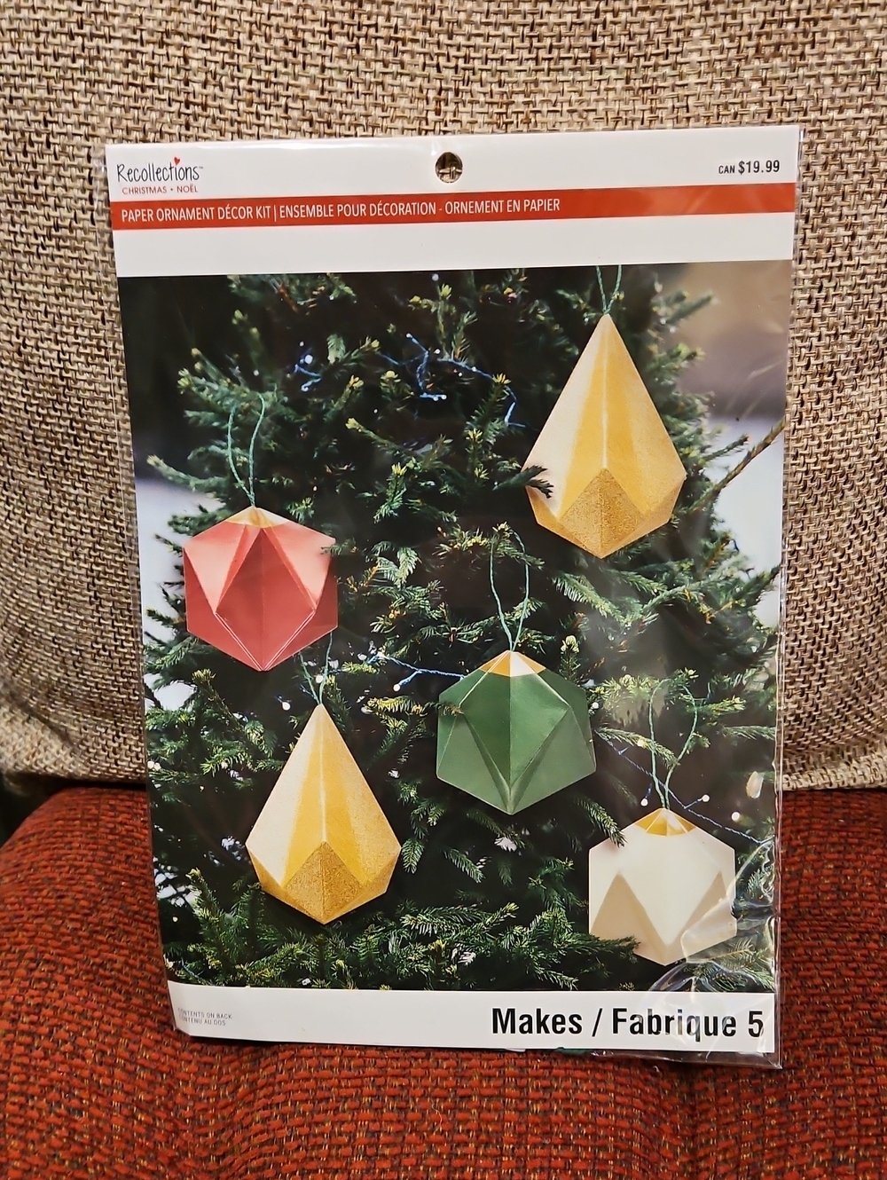 Christmas Paper Ornament Kit